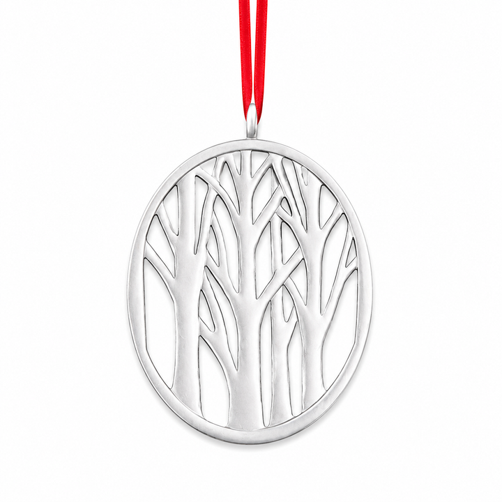 Deep Forest Pewter Ornament