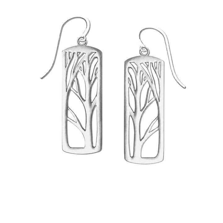 Pewter Deep Forest Earrings