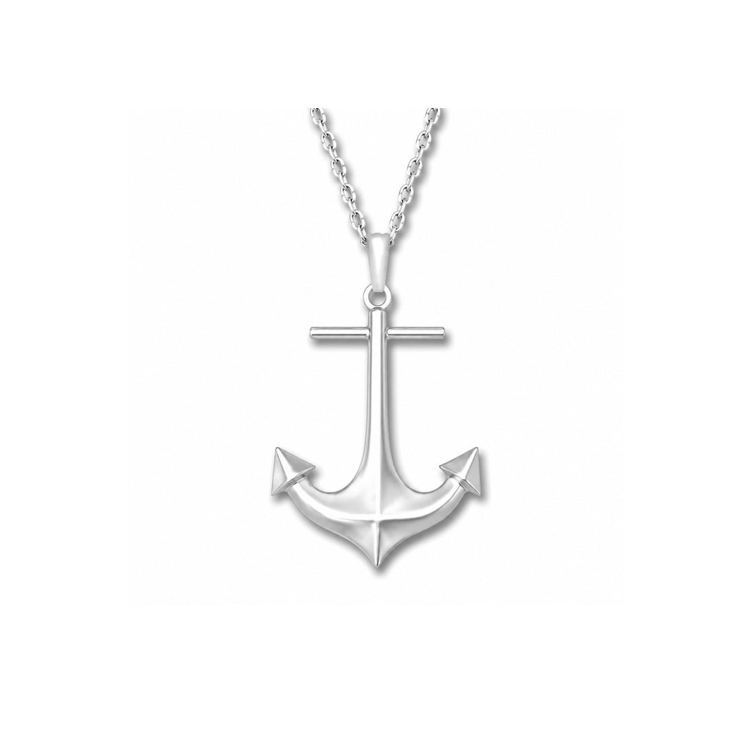 Anchor Small Pendant-Pewter