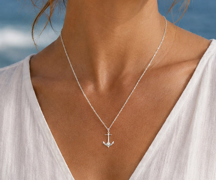 Pewter Anchor Small Pendant