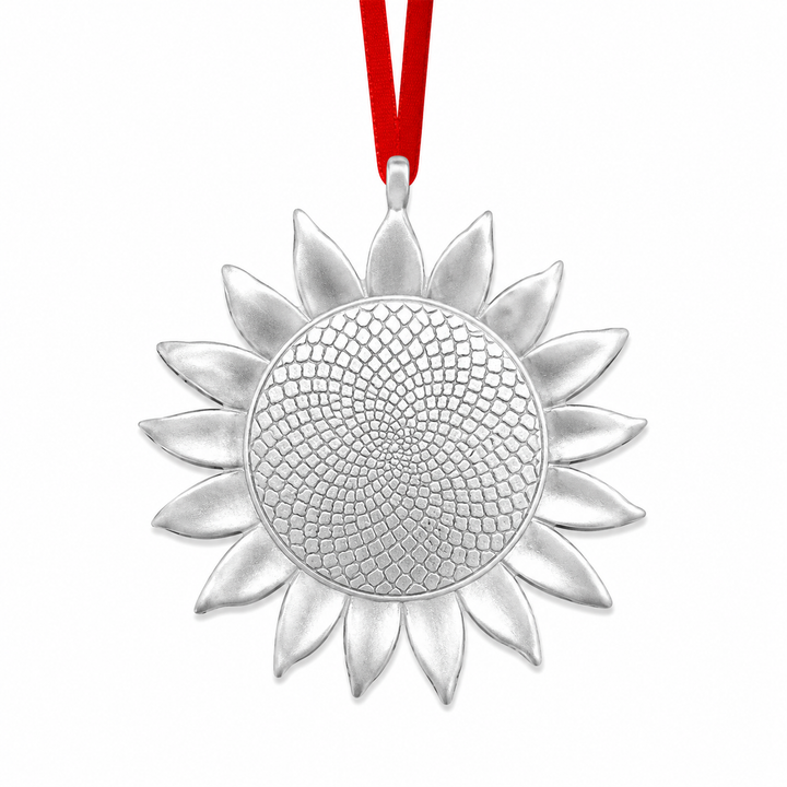 Sunflower Pewter Ornament