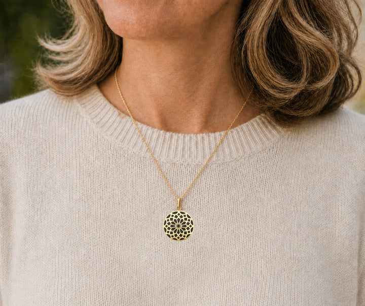 Gold Chartres Small Pendant