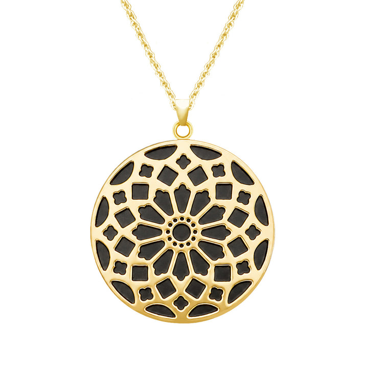 Gold Chartres Pendant