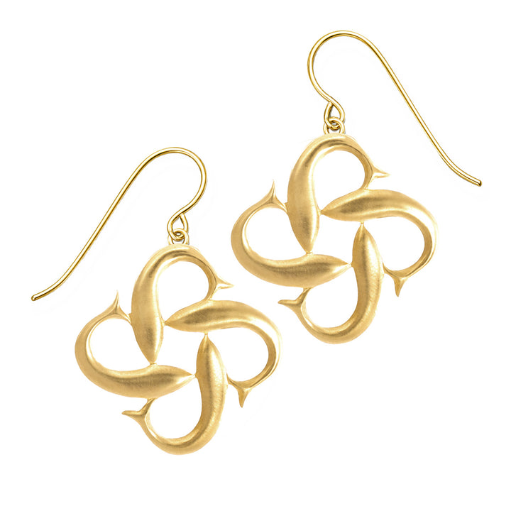 Gold Damariscotta Earrings