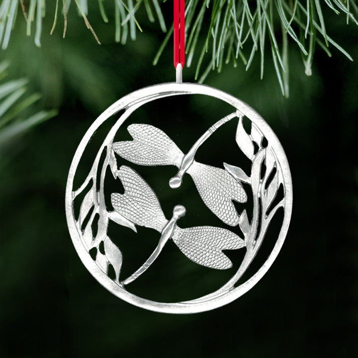 Dragonfly Pewter Ornament