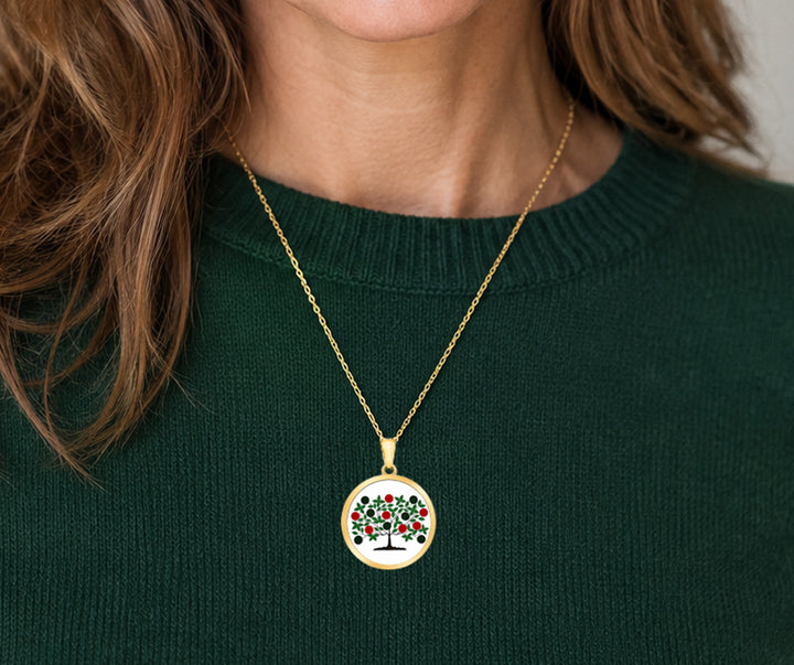 Pro Arte Shaker Tree of Life Large Gold Pendant