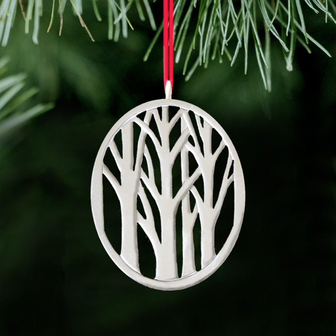 Deep Forest Pewter Ornament
