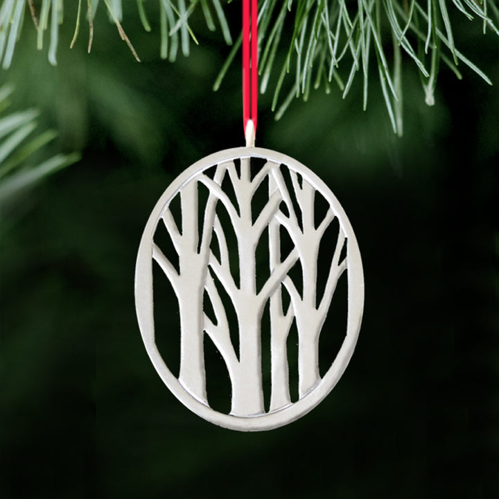 Deep Forest Pewter Ornament