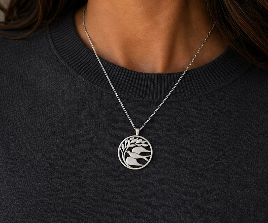 Elusive Dove Pendant