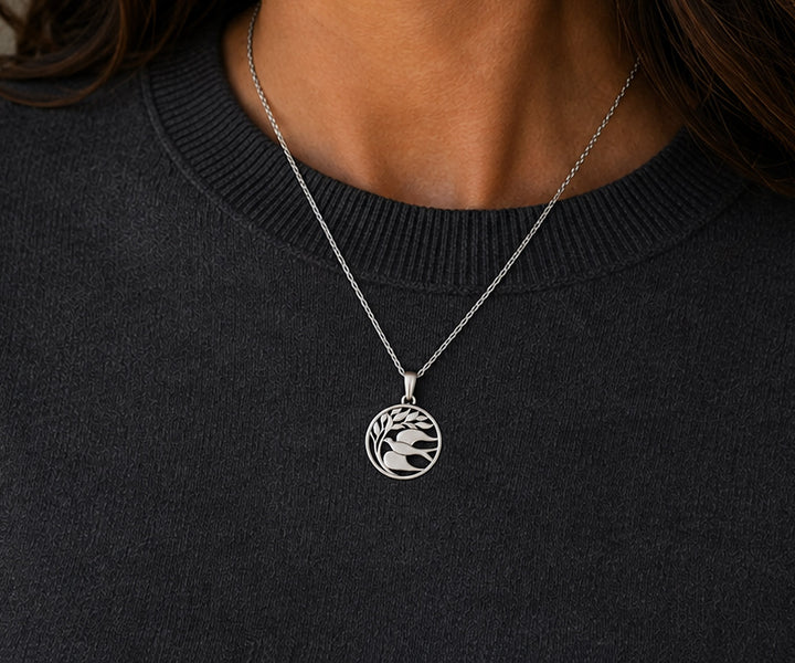 Elusive Dove Small Pendant