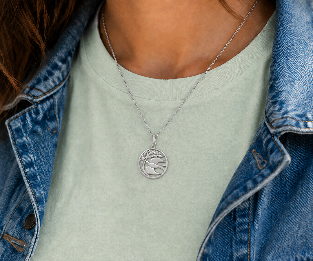 Elusive Dove Small Pendant