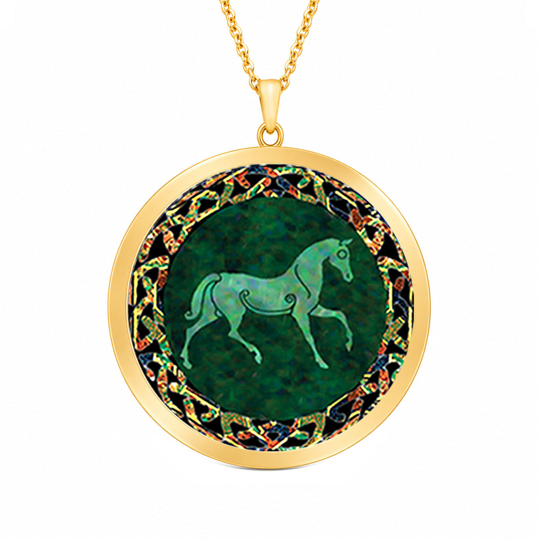 Pro Arte Epona Large Gold Pendant