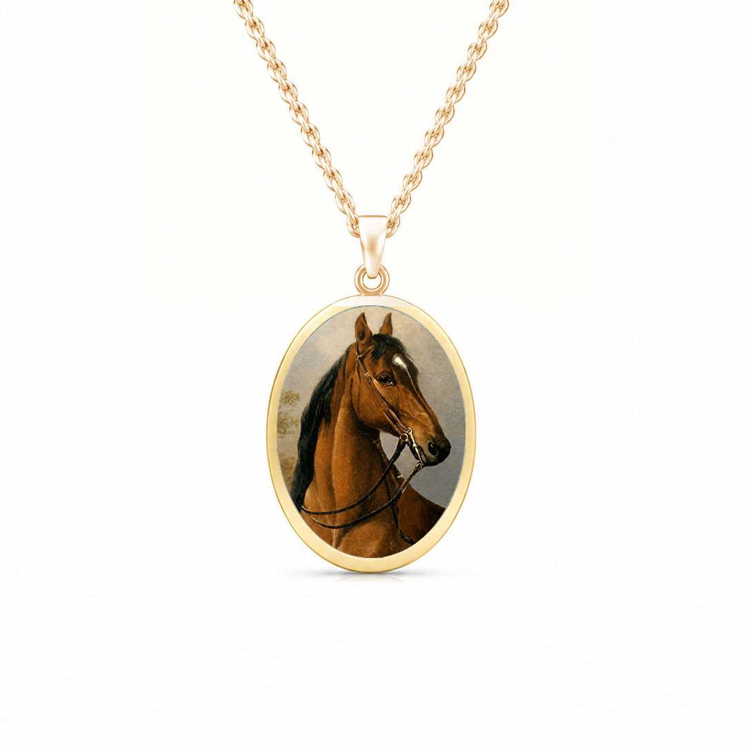 Pro Arte Equine Small Gold Pendant