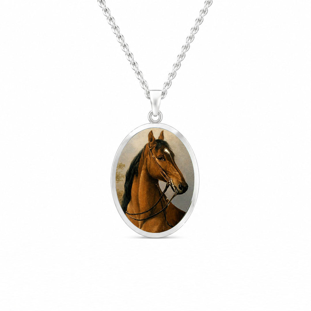 Pro Arte Equine Small Silver Pendant