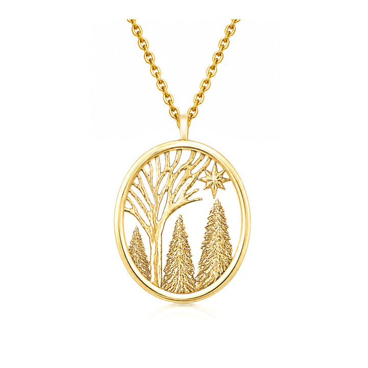 Gold Winter Light Small Pendant