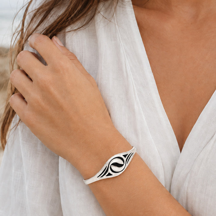 Harmony Bay Rhodium Plated Bracelet