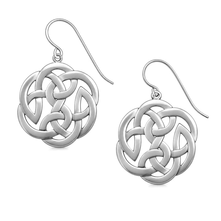 Pewter Infinity Earrings