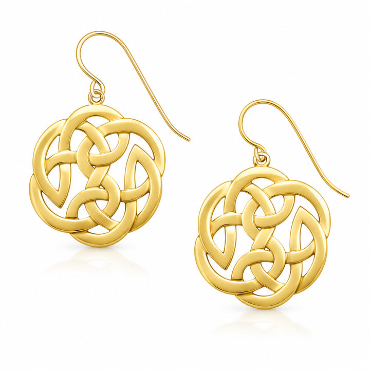 Gold Infinity Earrings