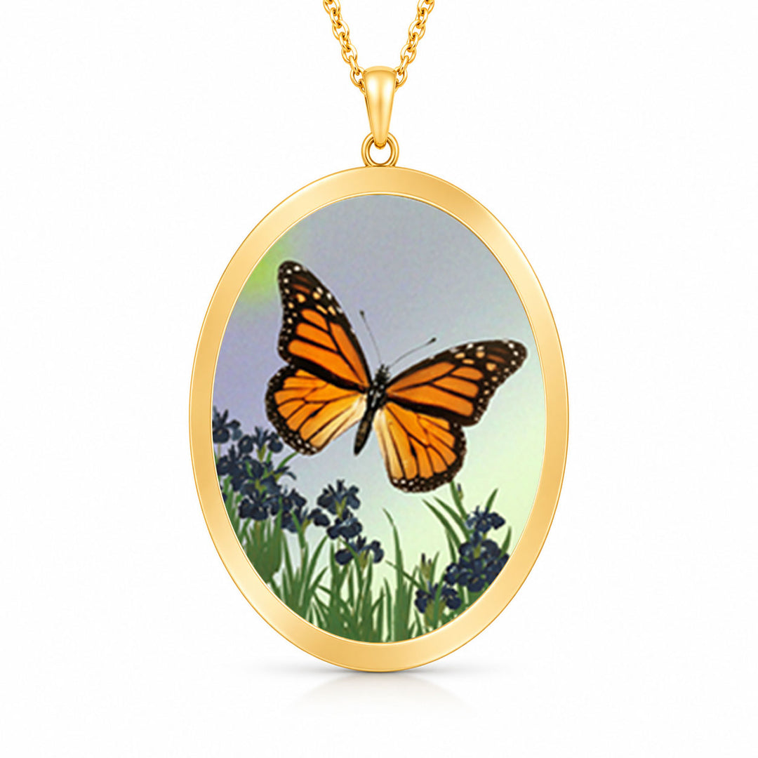 Pro Arte Monarch Large Gold Pendant