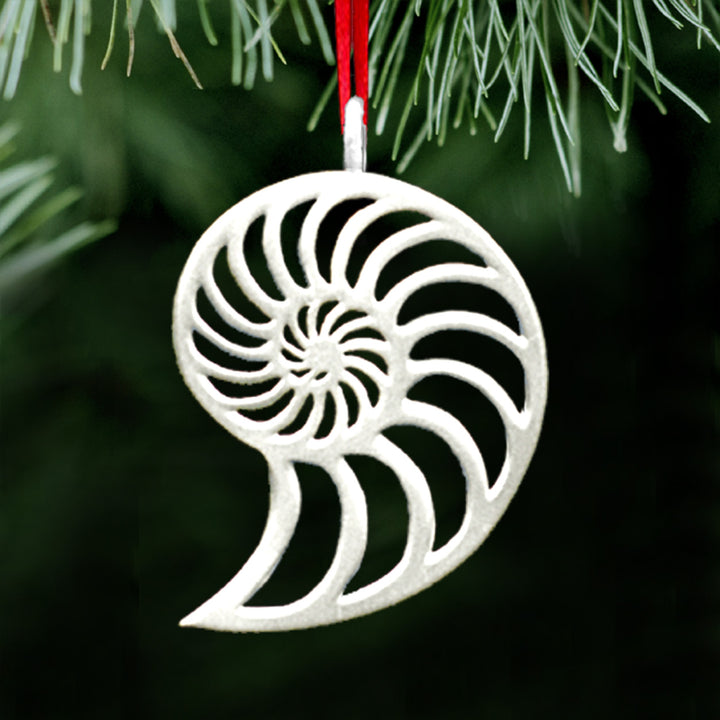 Nautilus Pewter Ornament