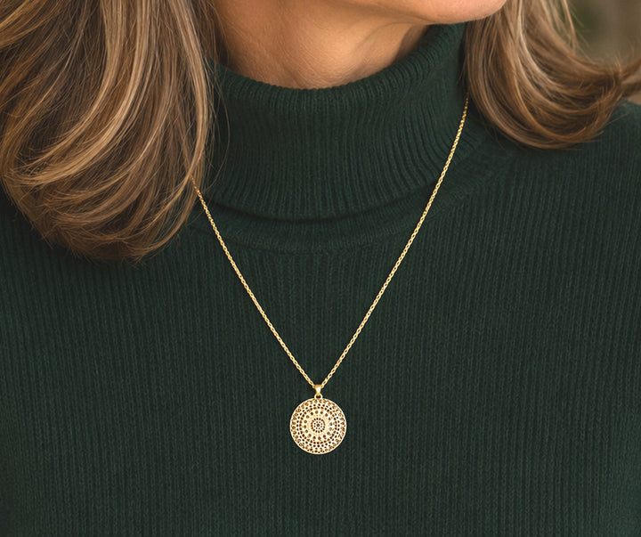 Gold Notre Dame Small Pendant