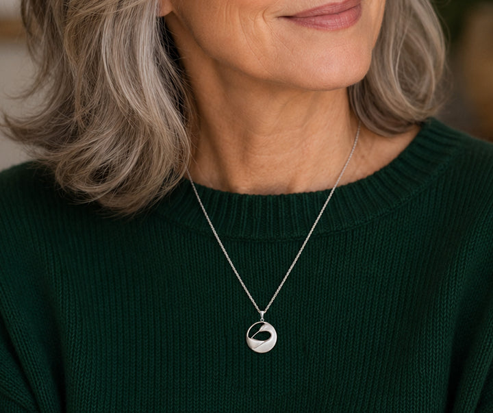 Preening Loon Small Pendant