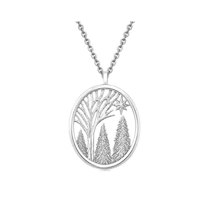 Pewter Winter Light Small Pendant