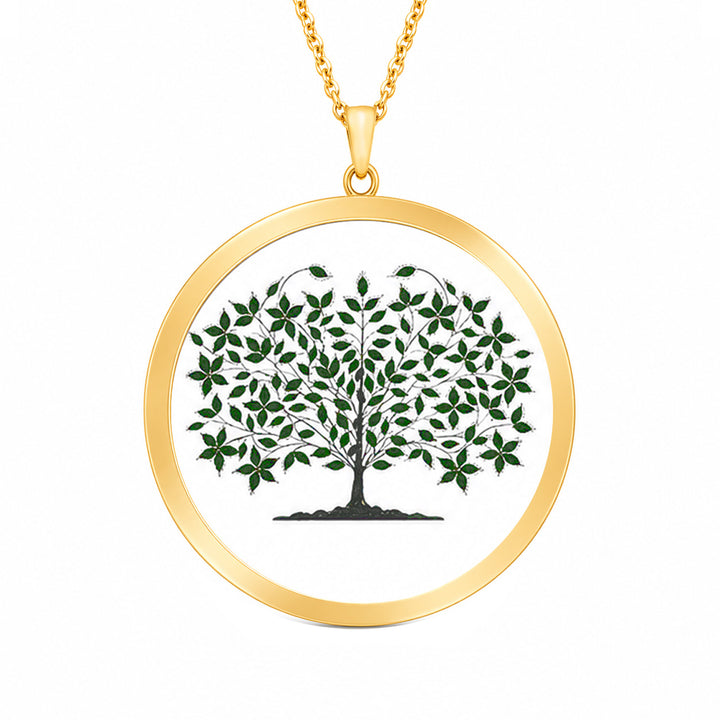 Pro Arte Shaker Tree of Light Large Gold Pendant