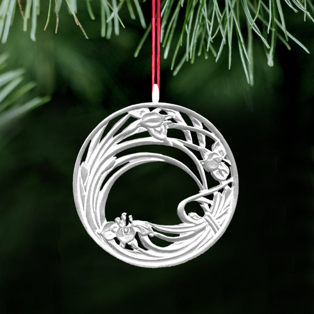 Lilium Pewter Ornament