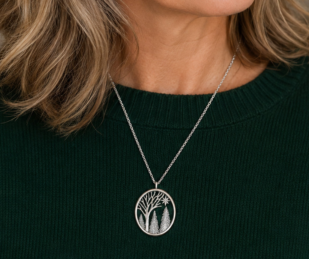 Pewter Winter Light Pendant